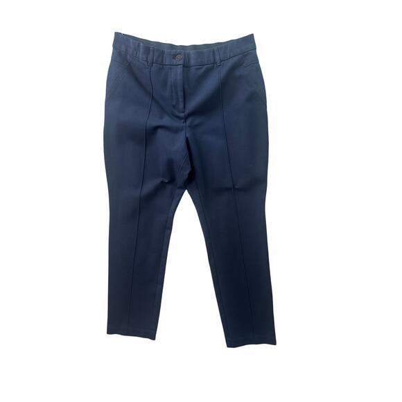 Chico’s So Slimming Ankle Pant - Navy - Size 12 Short - Picture 1 of 6
